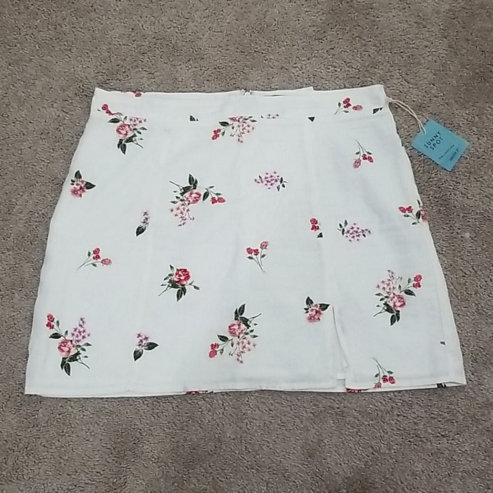 Floral Mini Skirt
